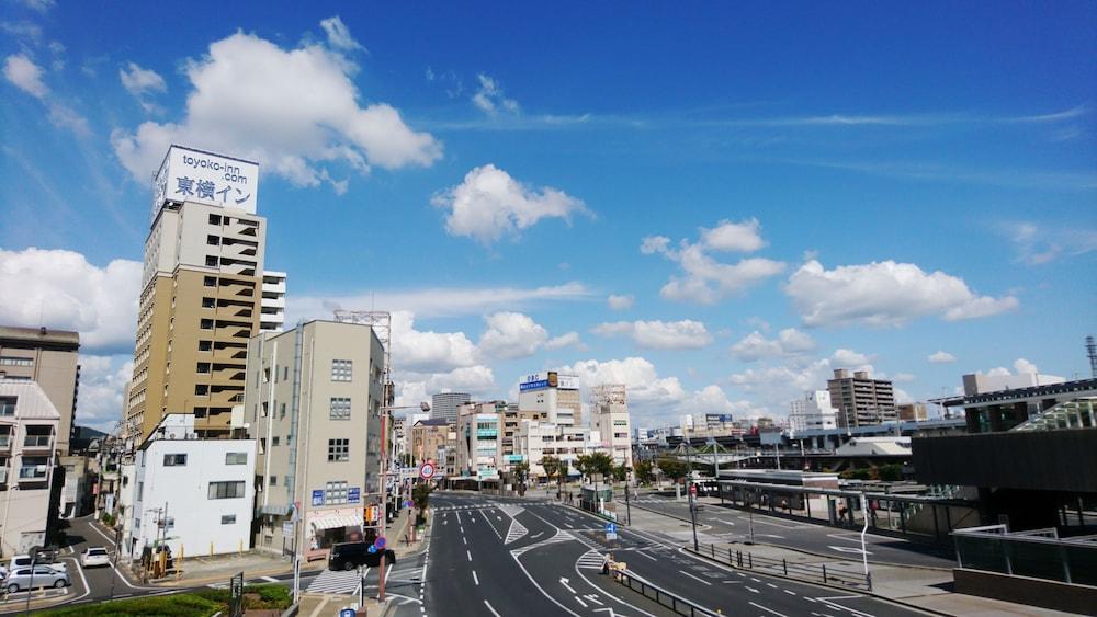 Toyoko Inn Okayama-Eki Nishiguchi Hiroba Buitenkant foto